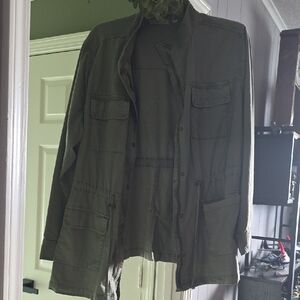 Woman's Green Utility Jacket